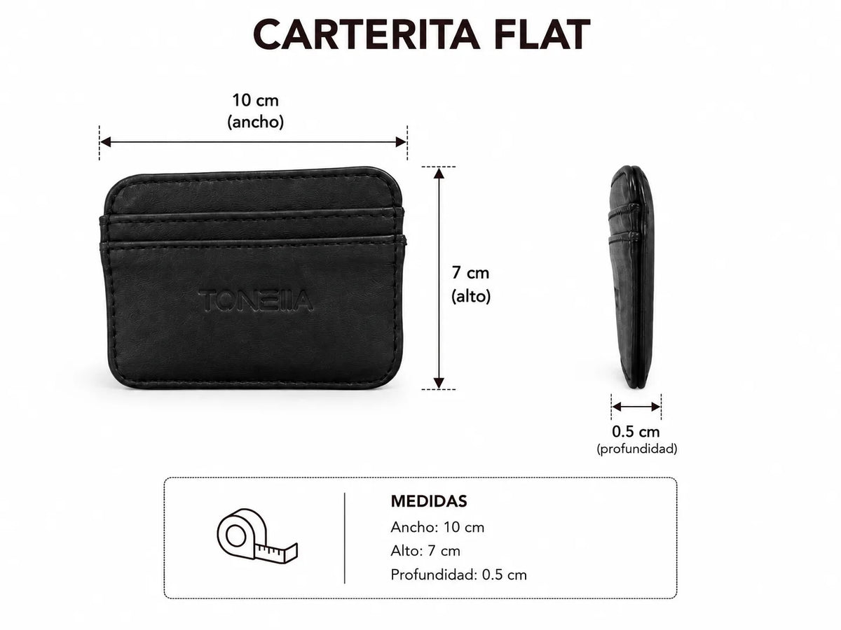 Carterita Flat - ficha original de medidas