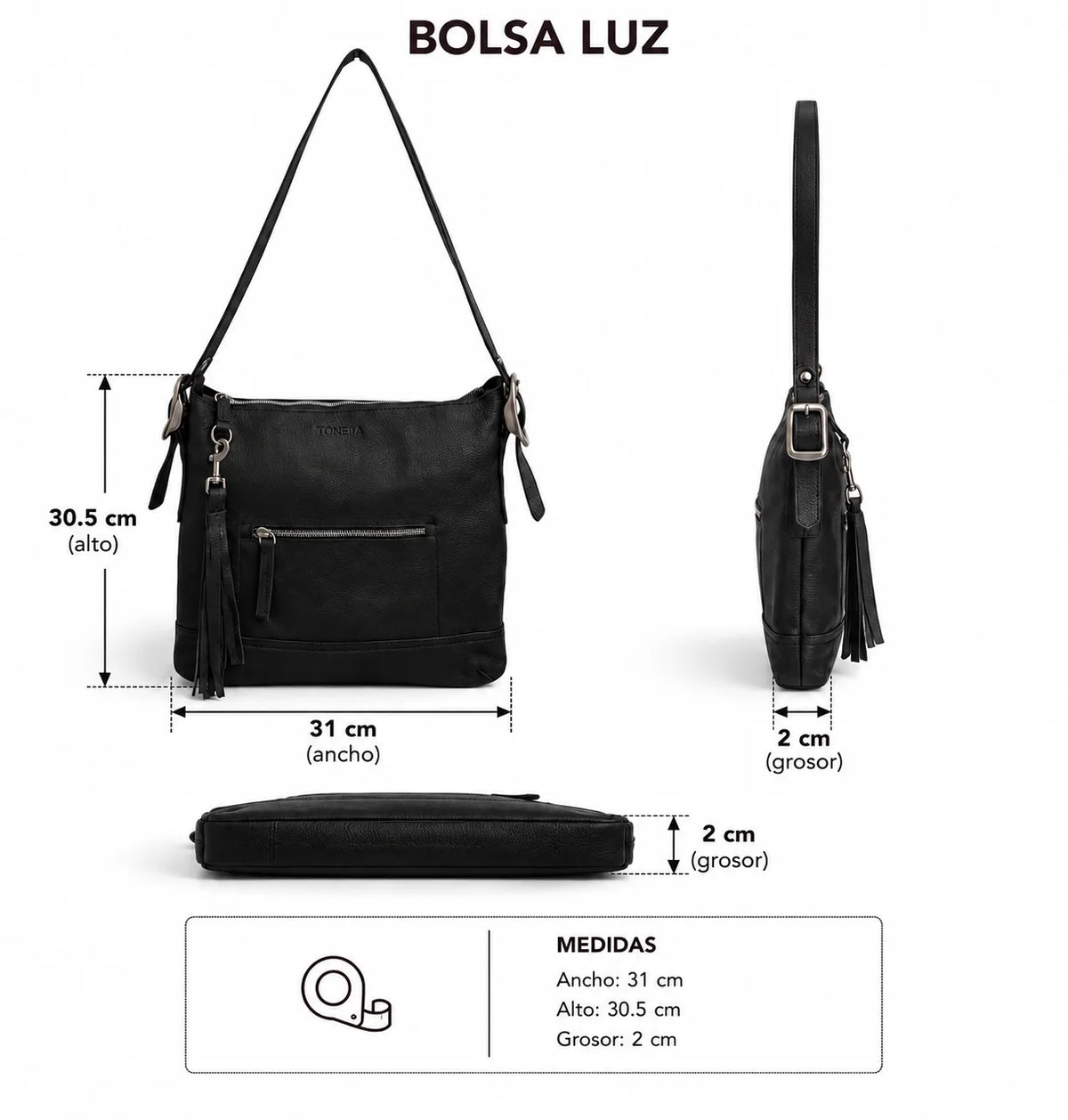 Luz - ficha original de medidas